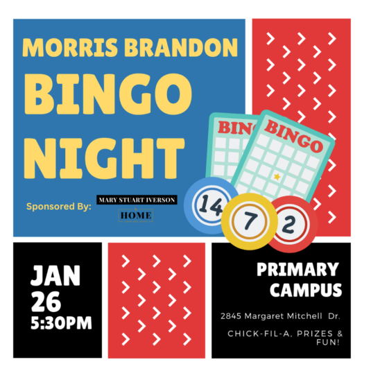 Family Bingo Night Morris Brandon Elementary School