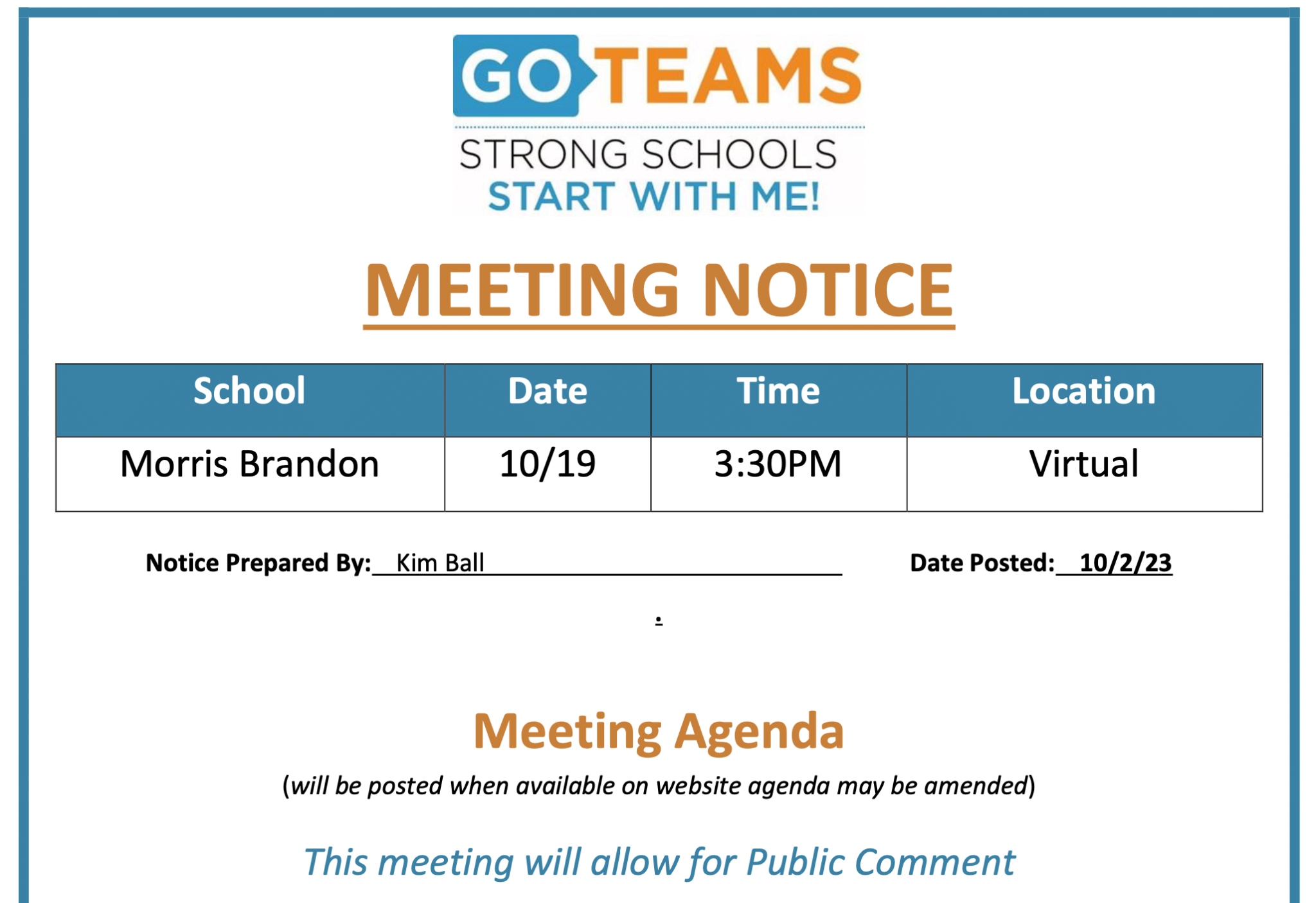 Morris Brandon Elementary School