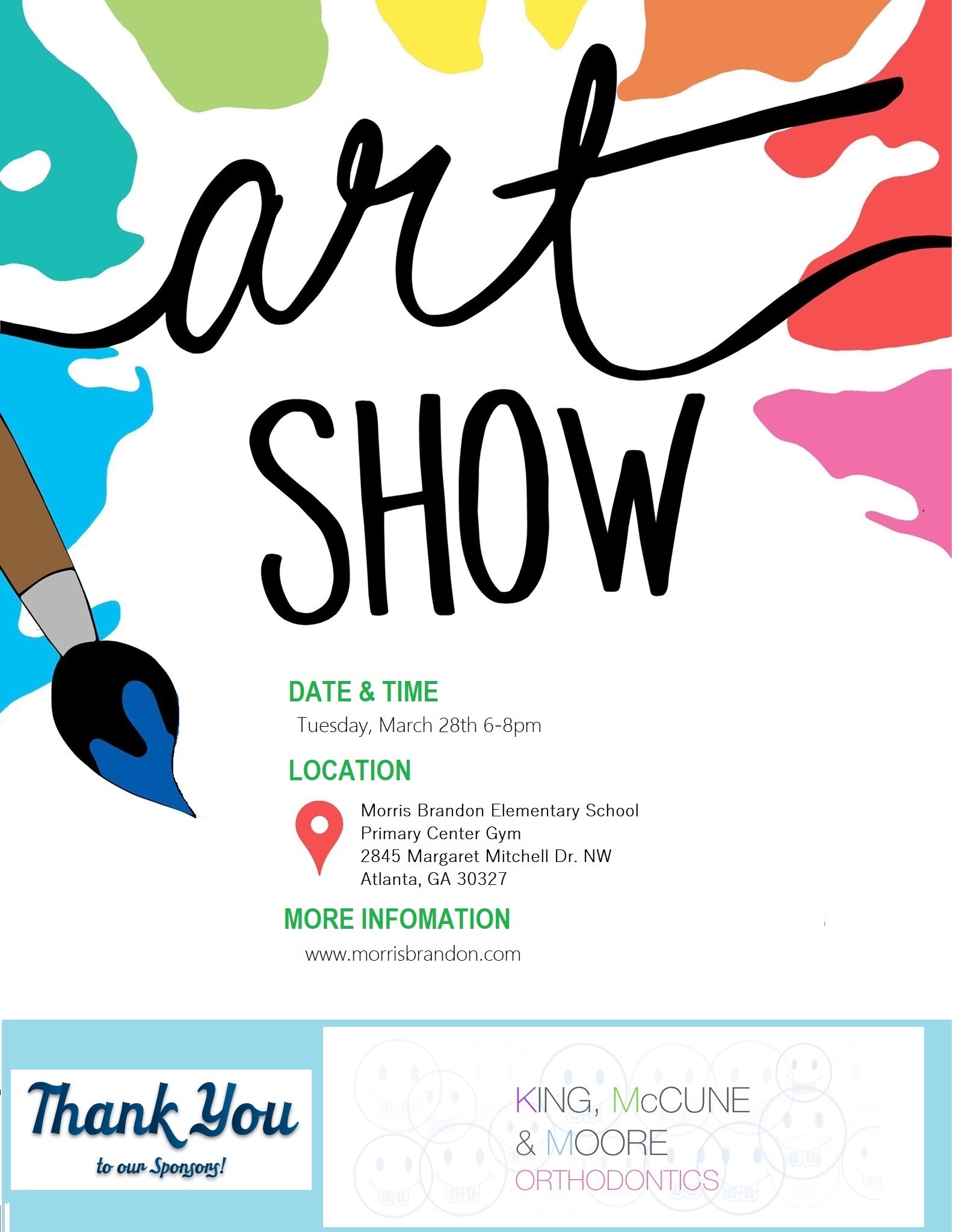 Spring Art Show Morris Brandon Elementary School